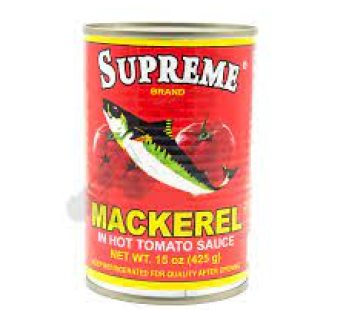 Supreme Mackerel In Tomato Sauce 15oz